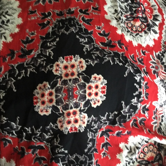 Shirted waist Scarf print Maxi dress - Picture 10 of 13